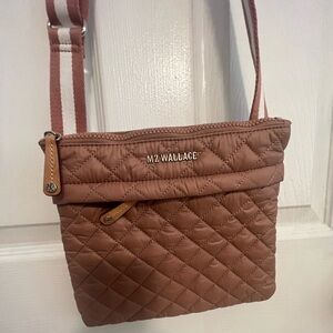 MZ Wallace Metro Flat crossbody- never used mauve/pink
